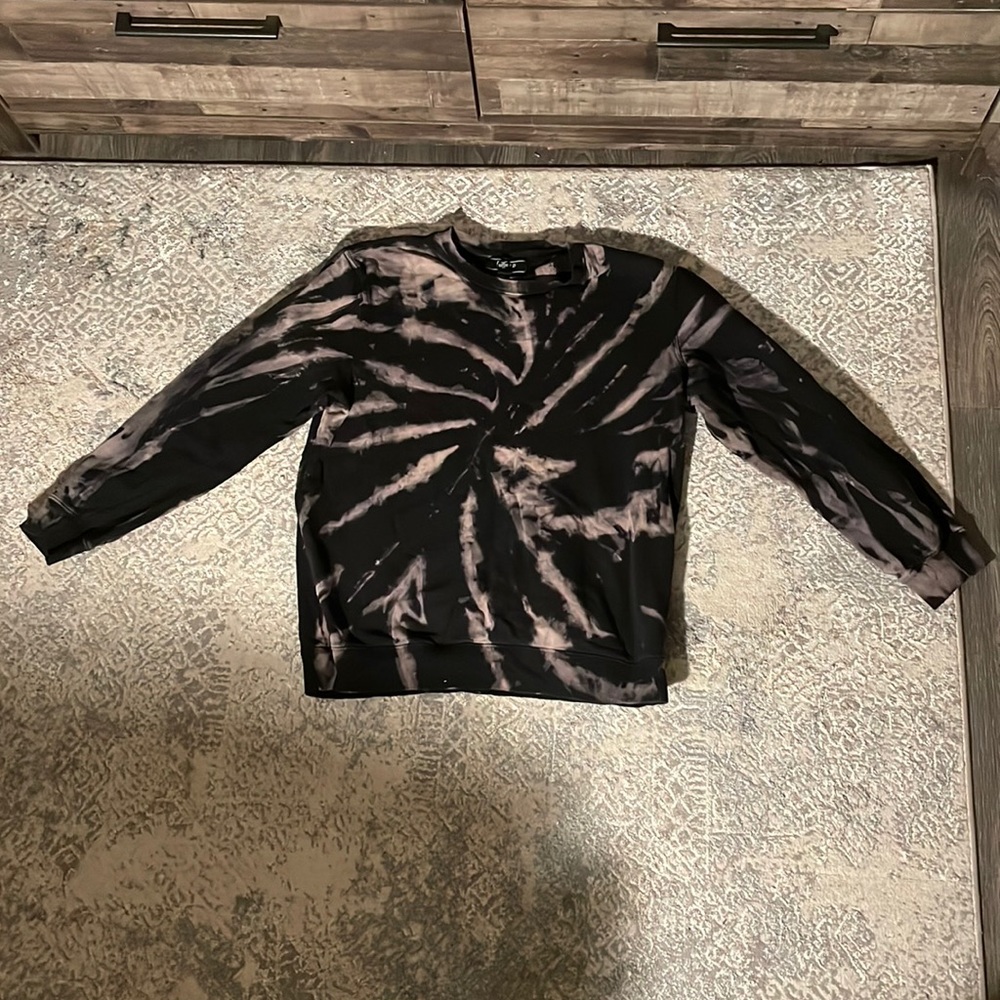 Black and Tan Swirl Sweater Forever 21